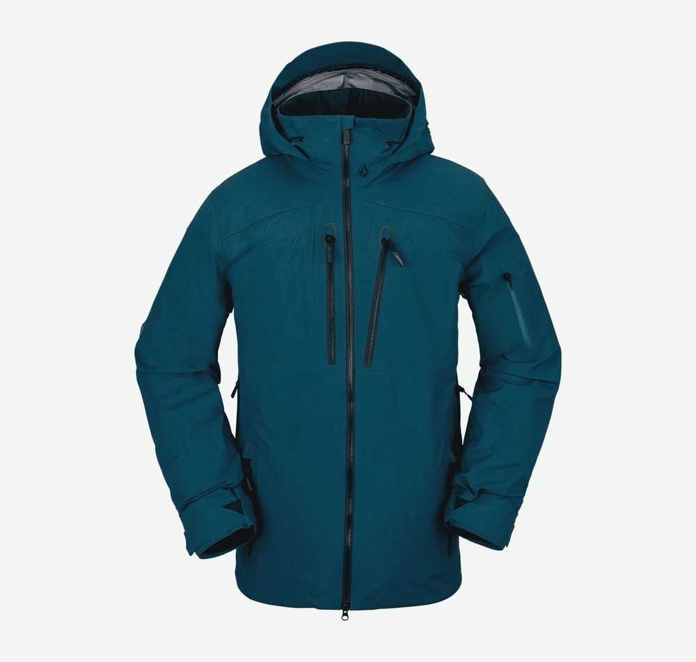 Site Oficial De Chaquetas Volcom Guch Stretch Gore Tex Jacket Hombre Azul pizarra